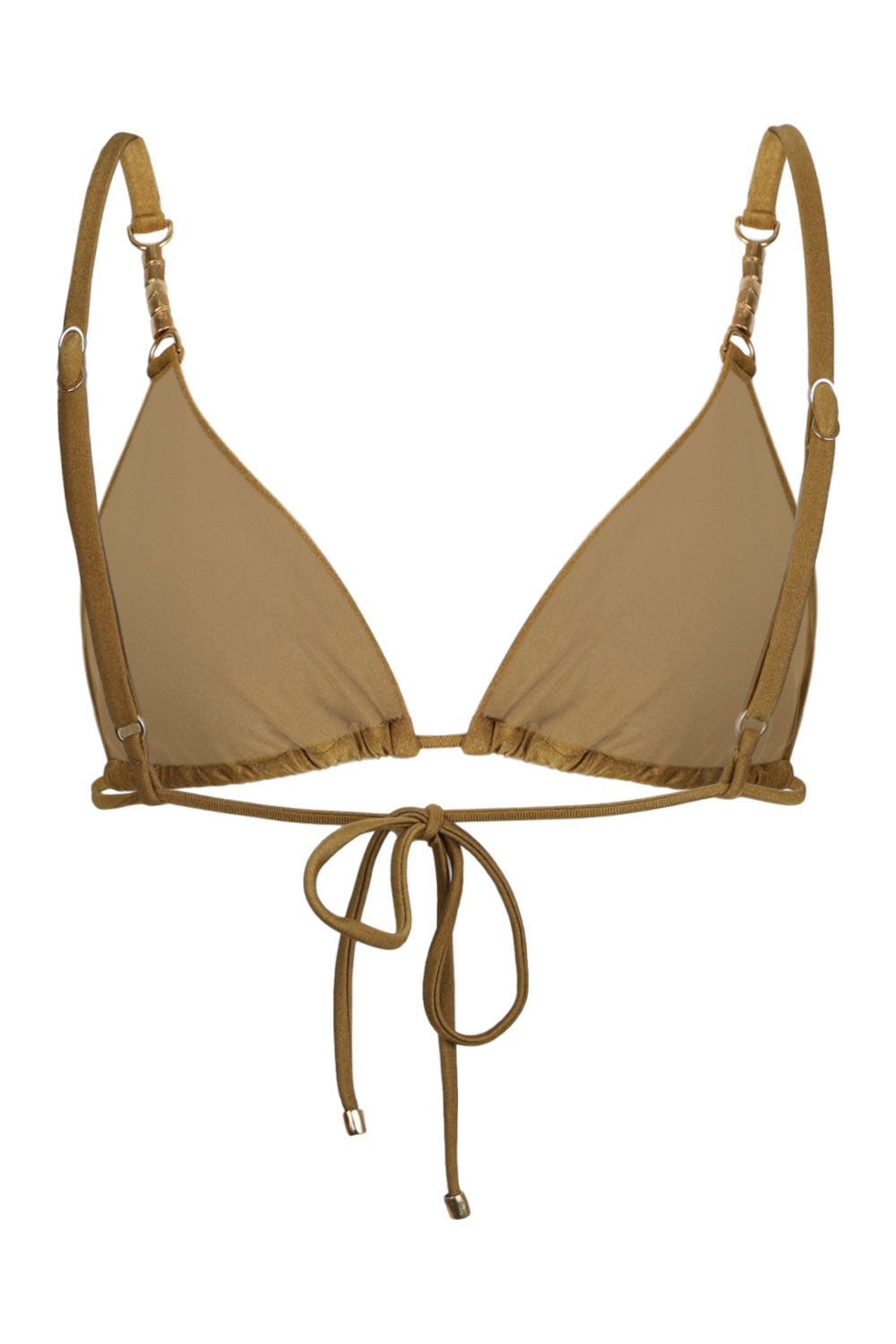 Load image into Gallery viewer, String Detail Bikini Top Seed Beige

