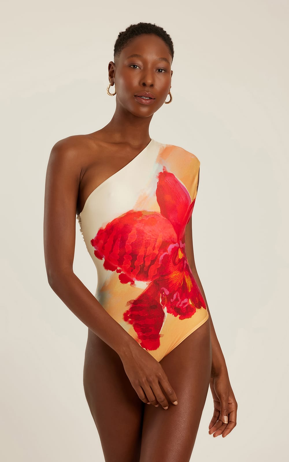 Loop Shoulder One Piece Flora - One Piece