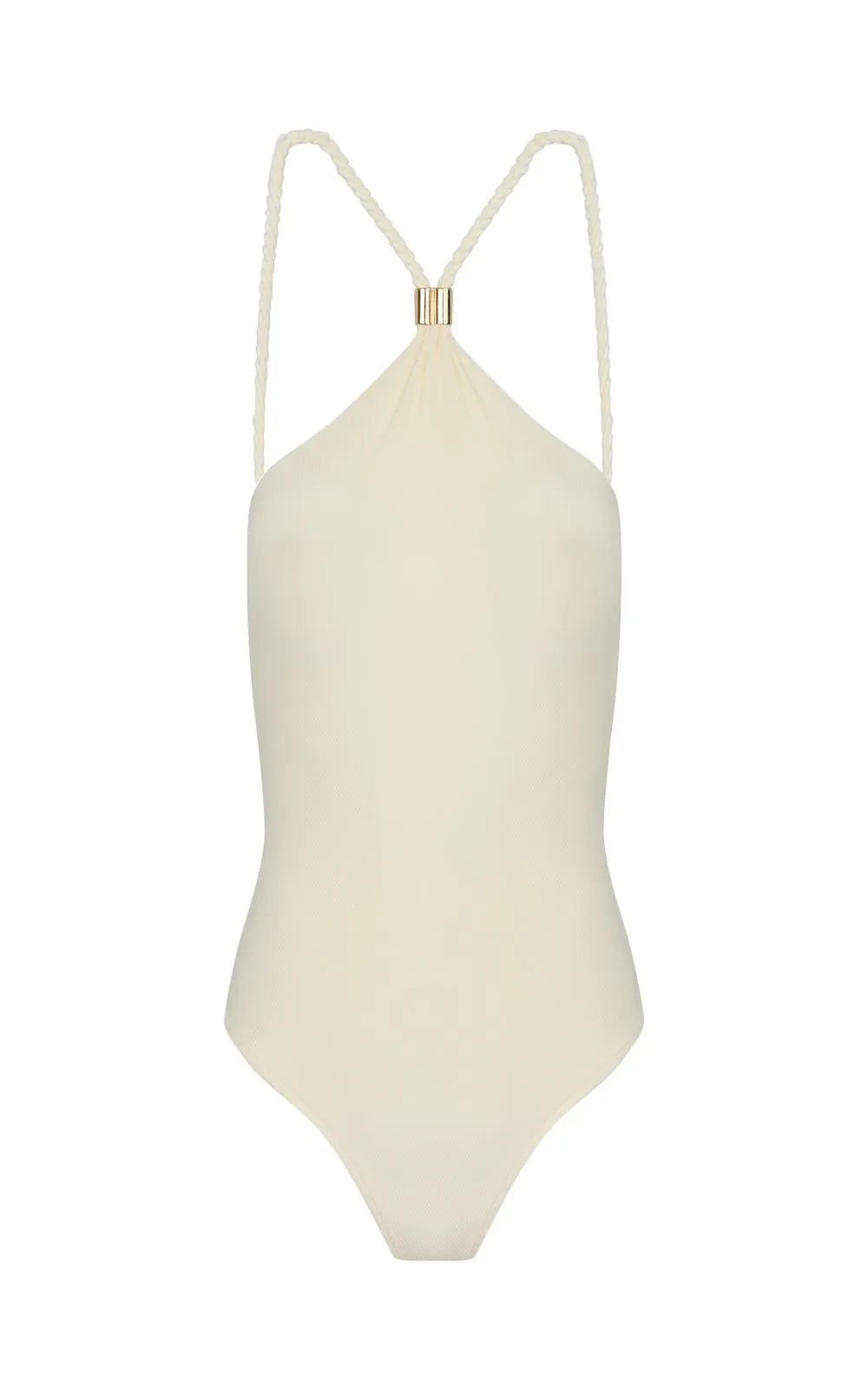 Load image into Gallery viewer, Rope Halterneck One Piece Off White - One Piece

