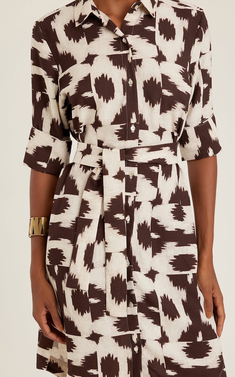 Load image into Gallery viewer, Roundish Hem Chemisier Puglia - Dress
