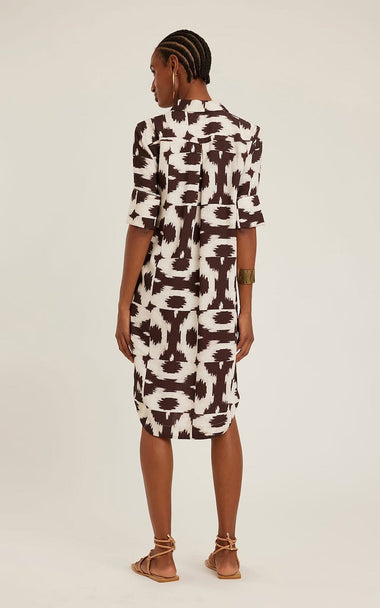 Roundish Hem Chemisier Puglia - Dress