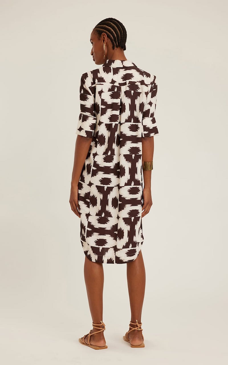 Load image into Gallery viewer, Roundish Hem Chemisier Puglia - Dress
