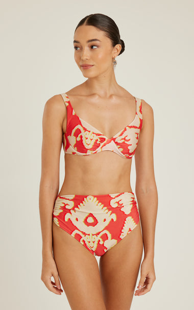 Ruched Bikini Bottom Turkey - Bikini Bottom