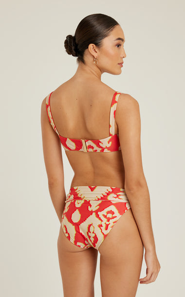 Ruched Demi Cup Bikini Top Turkey - Bikini Top