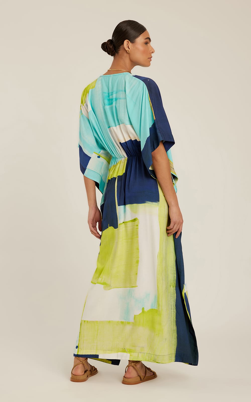 Load image into Gallery viewer, Rushed Kaftan Bleue - Kaftan
