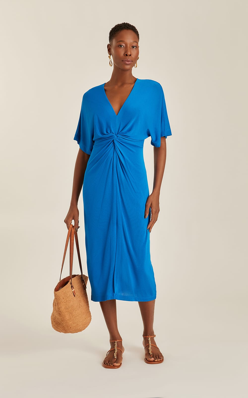 Load image into Gallery viewer, Twist Front Cover Up Monaco - Cover Up
