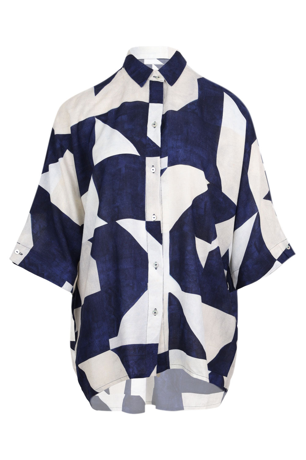 Load image into Gallery viewer, Oversized Cut Shirt Abstract
