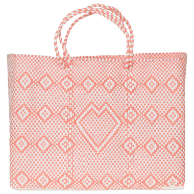 You Heart Me Coral Bag - ONE SIZE - Bag