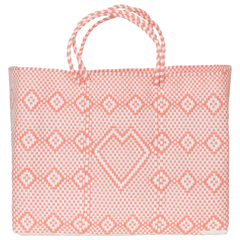 You Heart Me Coral Bag