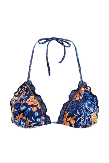 Lolita Azure Bikini Top - Bikini Top