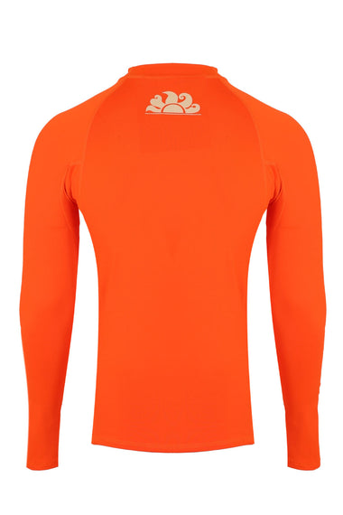 Long Sleeve Rash Guard Neon Orange
