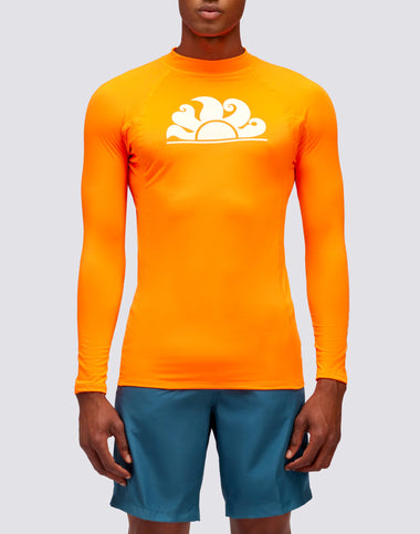 Long Sleeve Rash Guard Neon Orange - Rash Guard