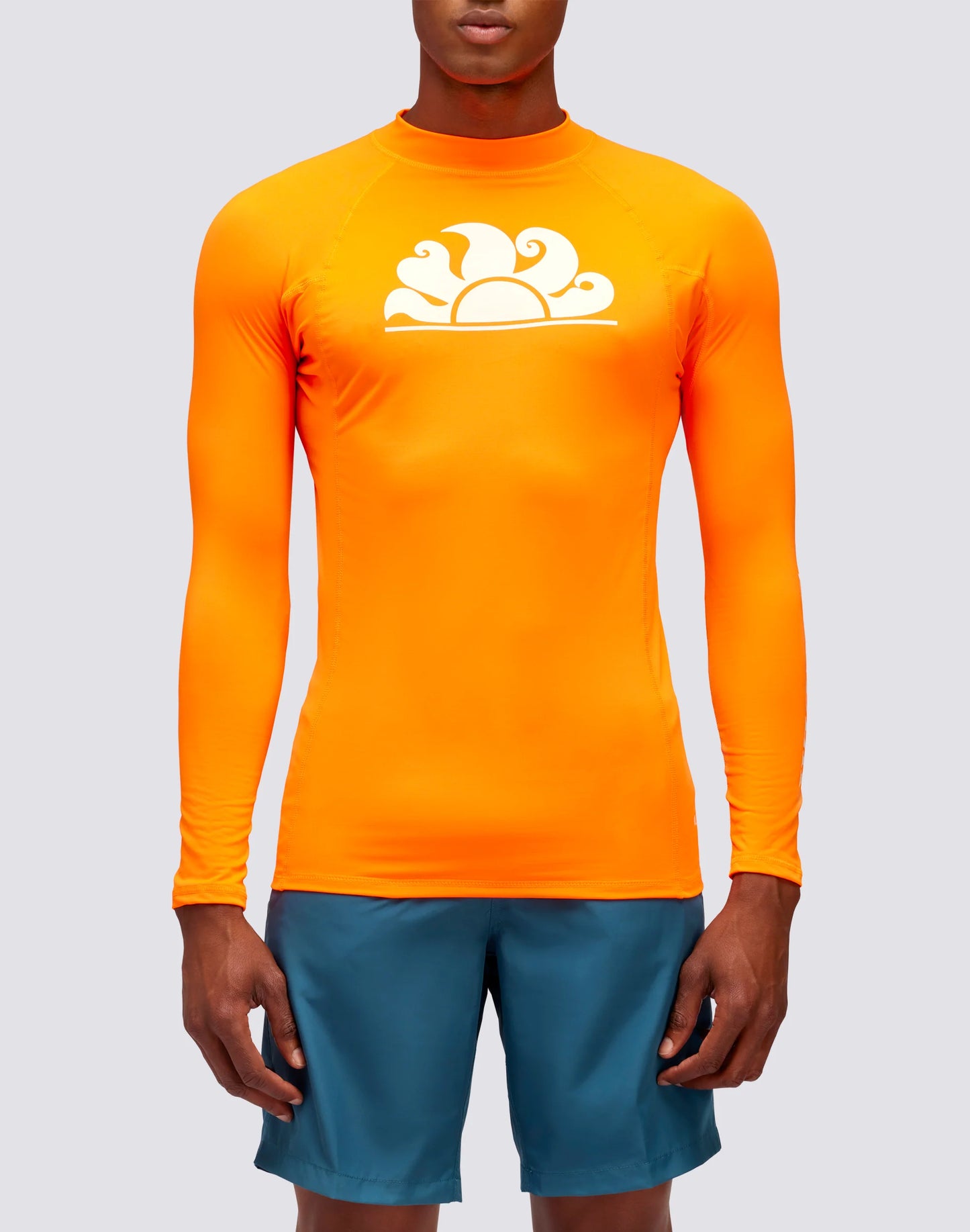 Long Sleeve Rash Guard Neon Orange - Rash Guard