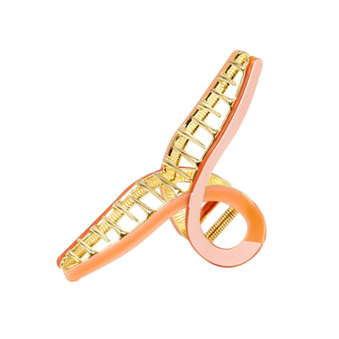 Loop Claw Clip Orange/Pink - OS - Hair Accesories