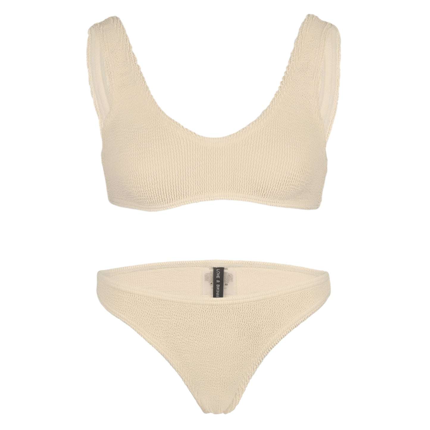 Load image into Gallery viewer, Barcelona Bikini Top And Bottom Macadamia - ONE SIZE - Bikini

