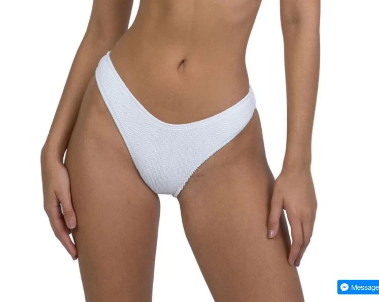 Sardinia Bikini Cheeky Bottoms White