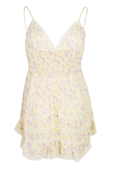 Alonna Dress Lemon Spritz