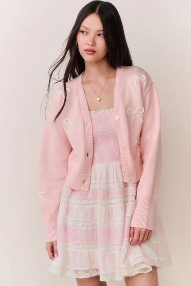 Francette Cardigan Petal Meringue