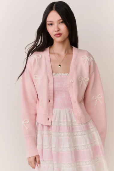 Francette Cardigan Petal Meringue