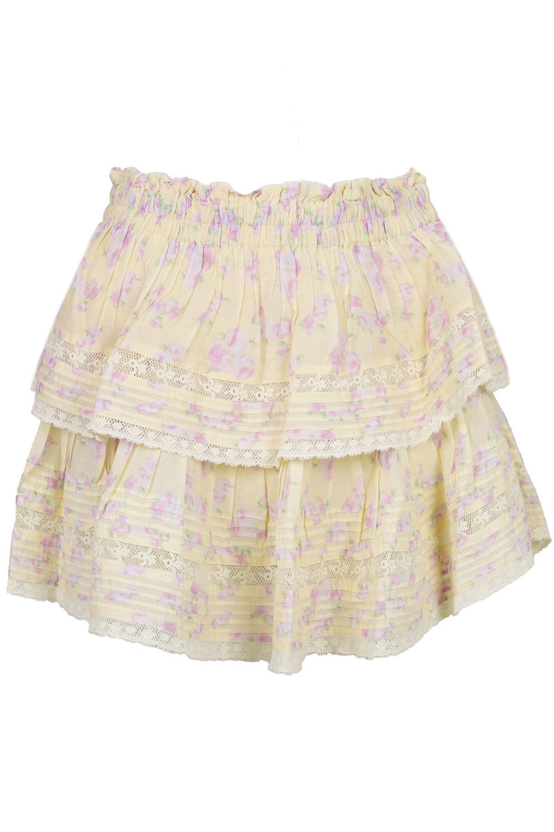 Ruffle Mini Skirt Lemon Spritz