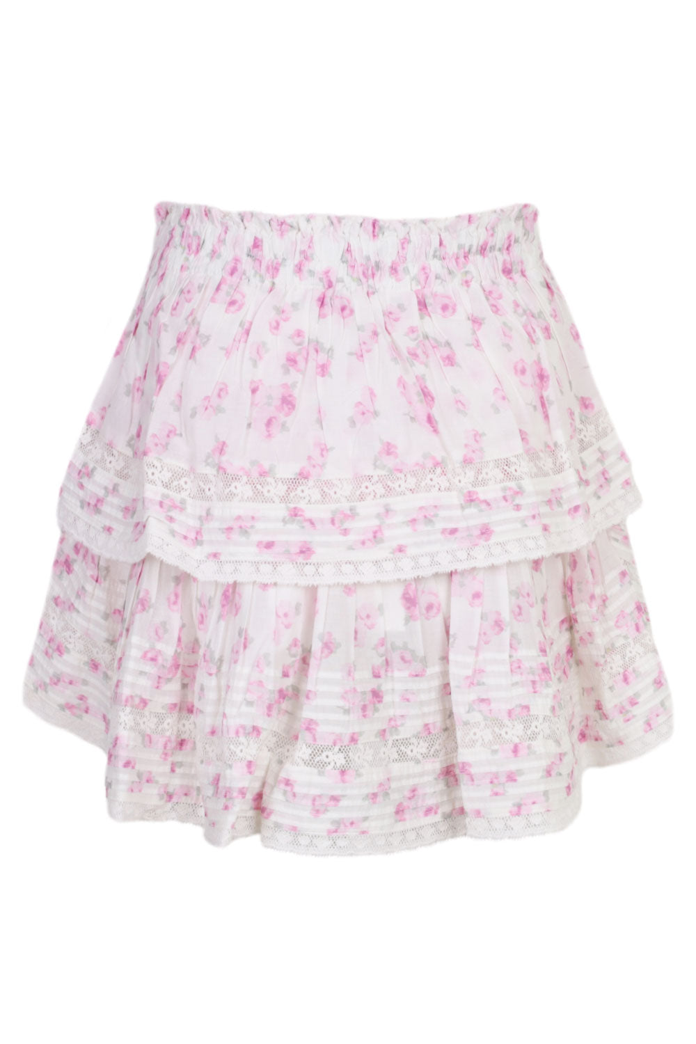 Load image into Gallery viewer, Ruffle Mini Skirt Rustic Orchid
