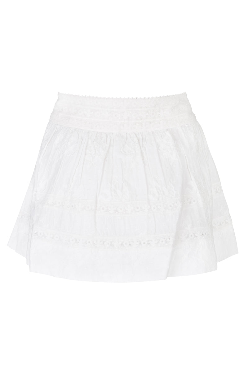 Anwen Skirt White