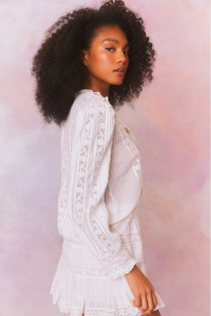 Load image into Gallery viewer, Jacque Top True White - Top
