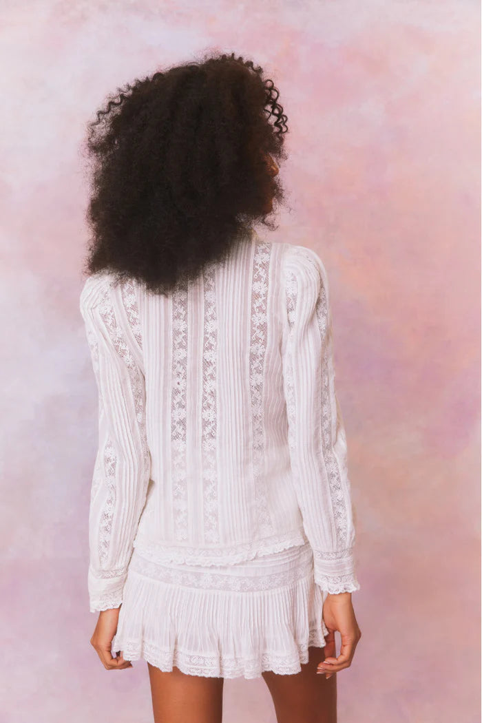 Load image into Gallery viewer, Jacque Top True White - Top
