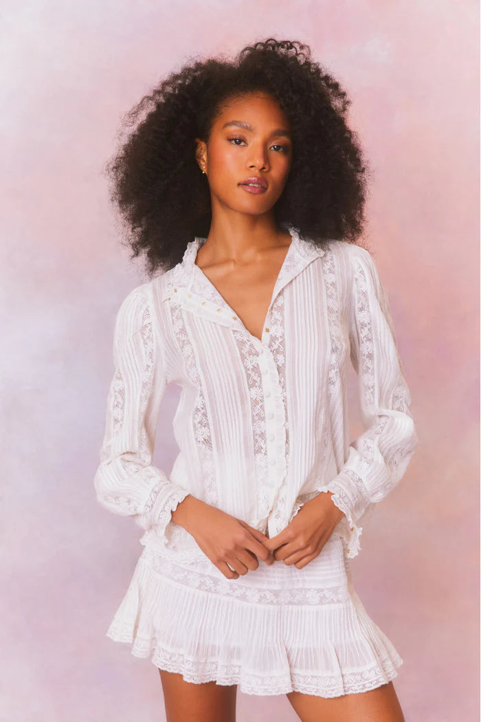 Load image into Gallery viewer, Jacque Top True White - Top
