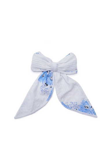 Cordelia Bow Morning Mist - Hair Bow