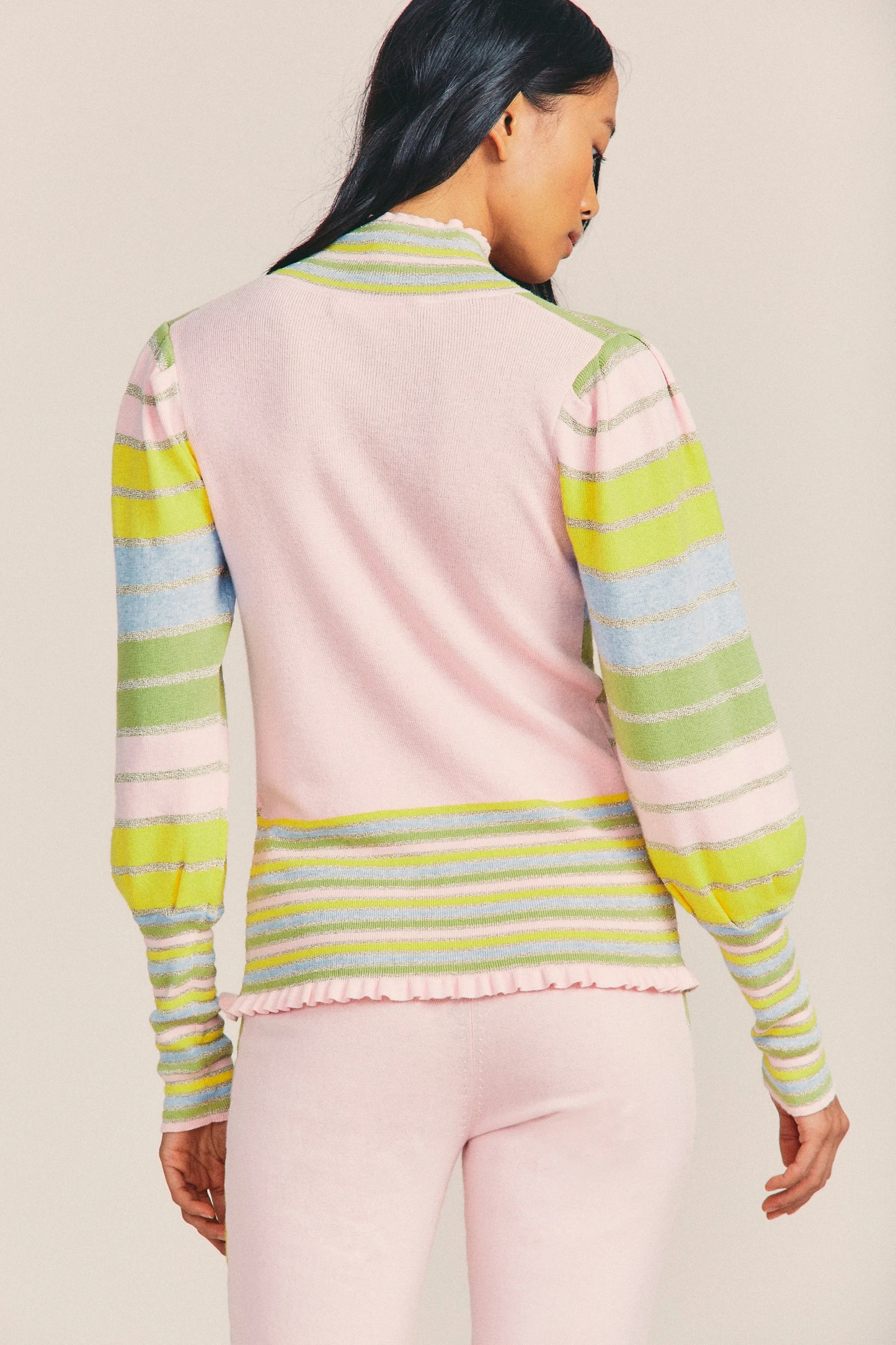 Load image into Gallery viewer, Crosby Mockneck Pullover Pastel Party - Top
