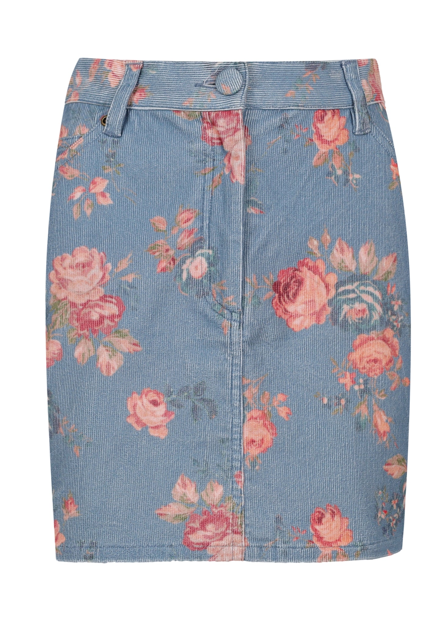 Load image into Gallery viewer, Hollywood Skirt Faded Denim
