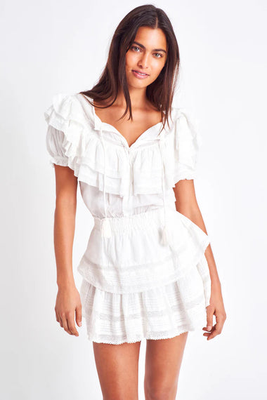 Liv Dress Antique White - Dress