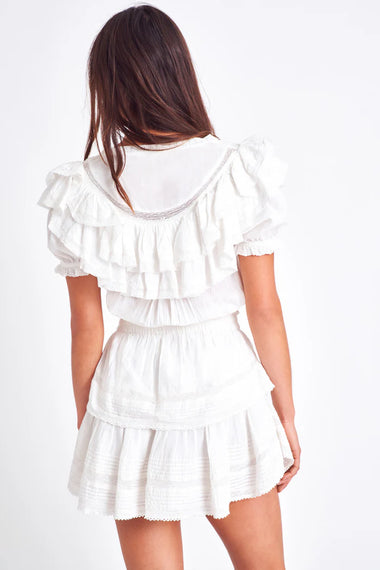 Liv Dress Antique White - Dress