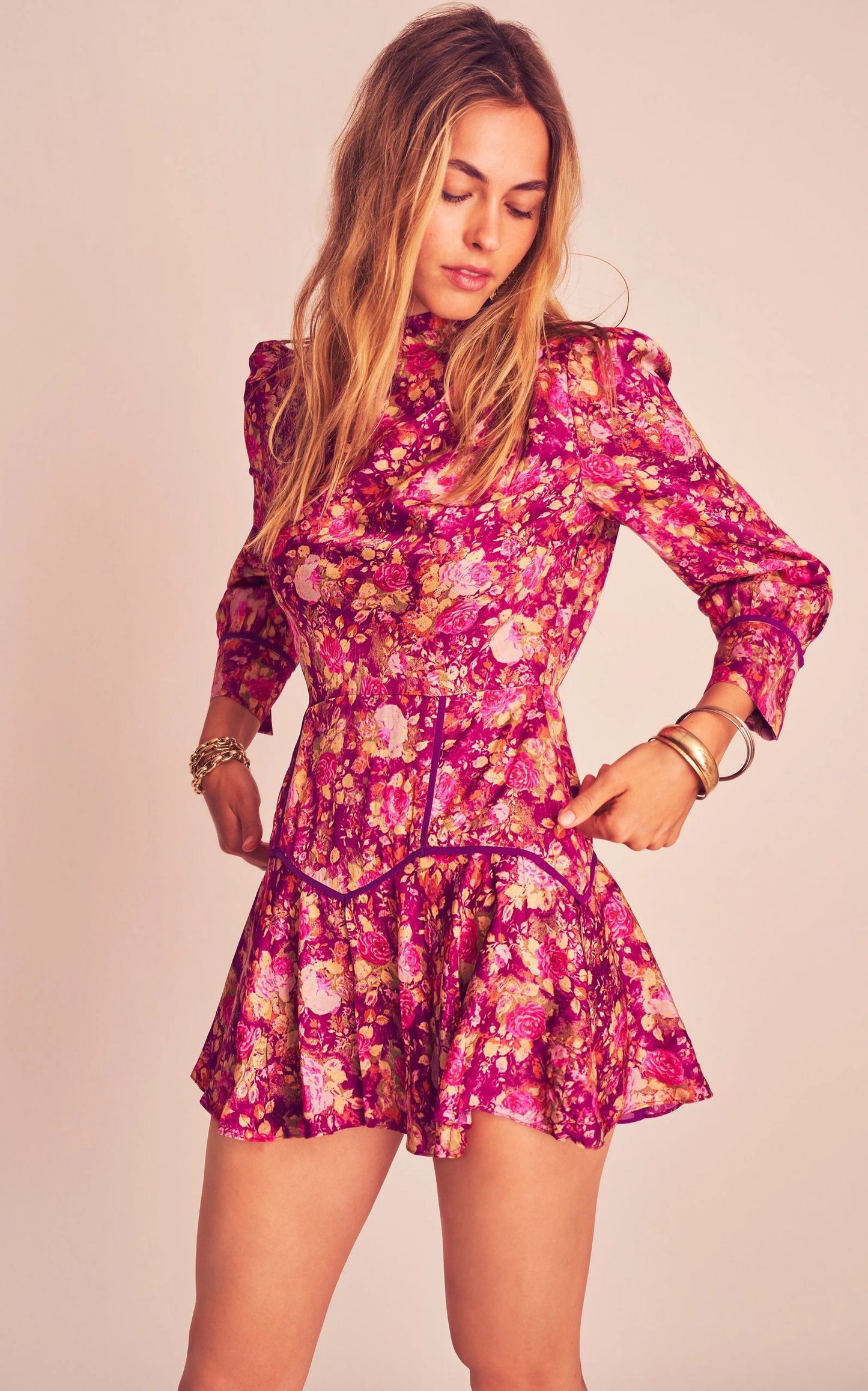 Load image into Gallery viewer, Mayberry Dress Magenta Diamond - Dress
