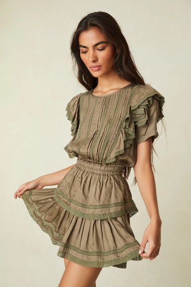 Natasha Dress Forest Oak - Dress