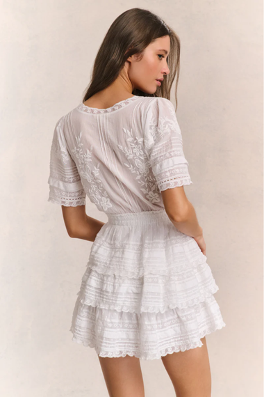 Quincy Dress White