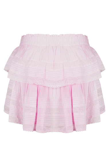Ruffle Mini Skirt Peony Pink