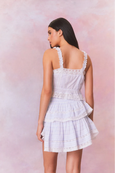 Ruffle Mini Skirt Vintage Voyage - Skirt