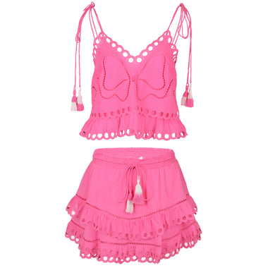 Dorene Skirt Strawberry Taffy - Skirt