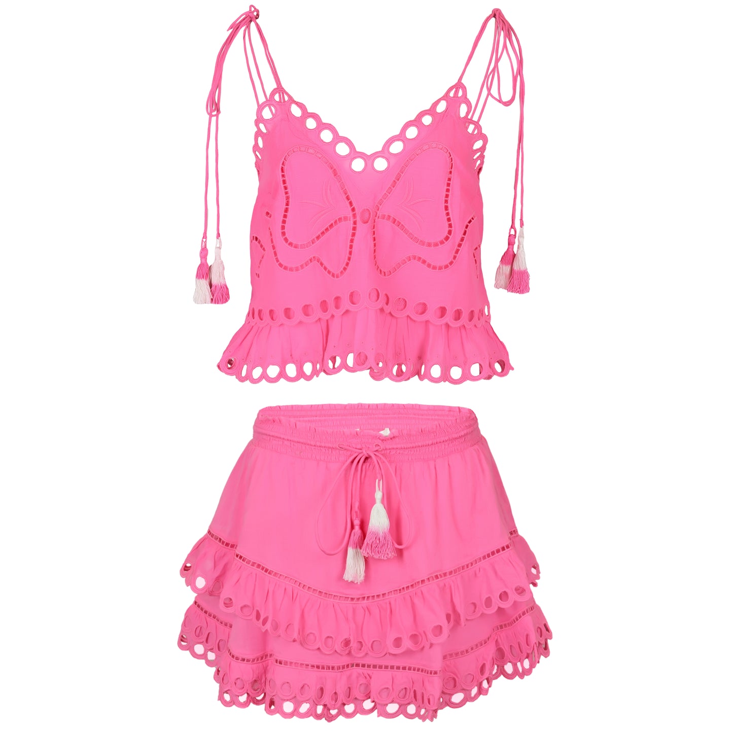 Load image into Gallery viewer, Dorene Skirt Strawberry Taffy - Skirt
