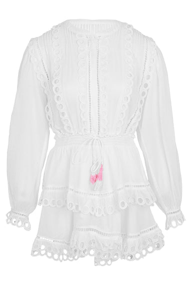 Tindra Dress Soft White - Dress