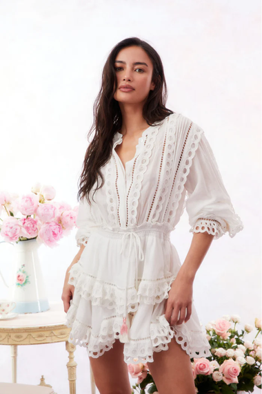 Tindra Dress Soft White - Dress