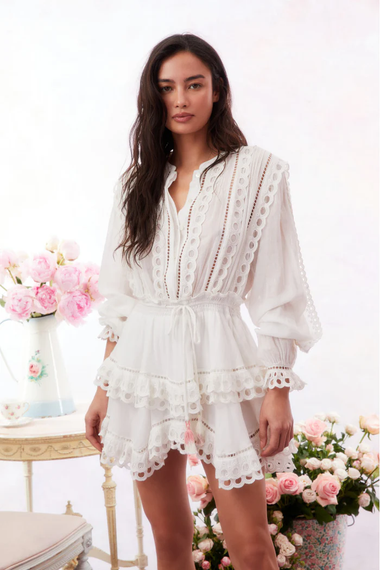 Tindra Dress Soft White - Dress