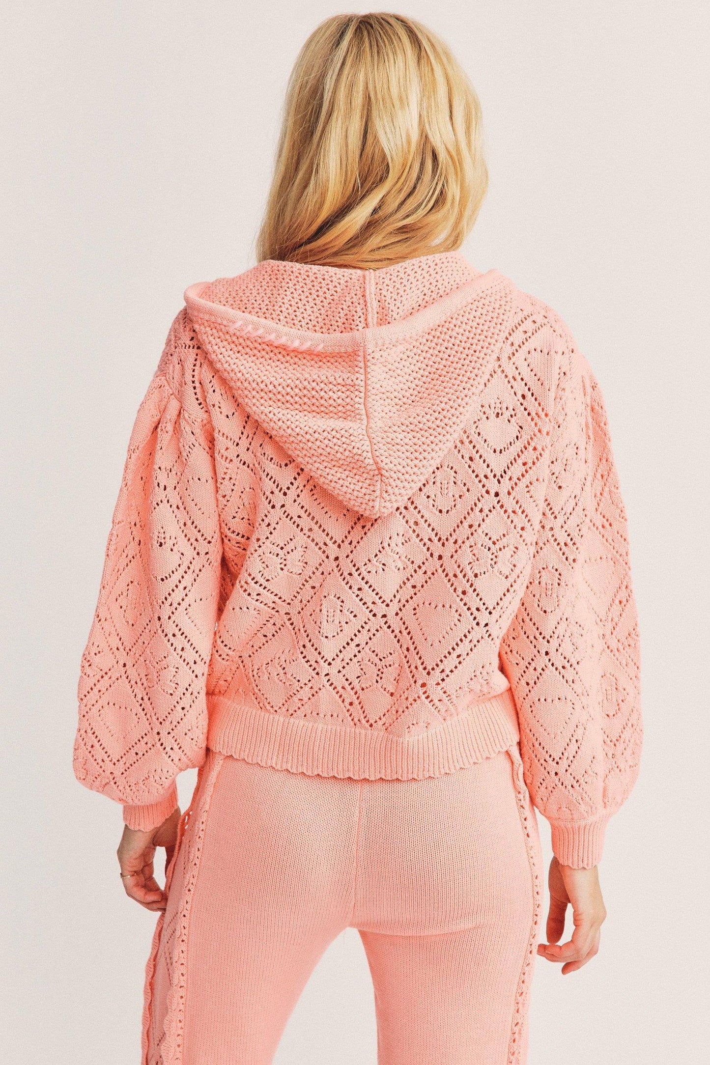 Tomaso Hoodie Peach Melba