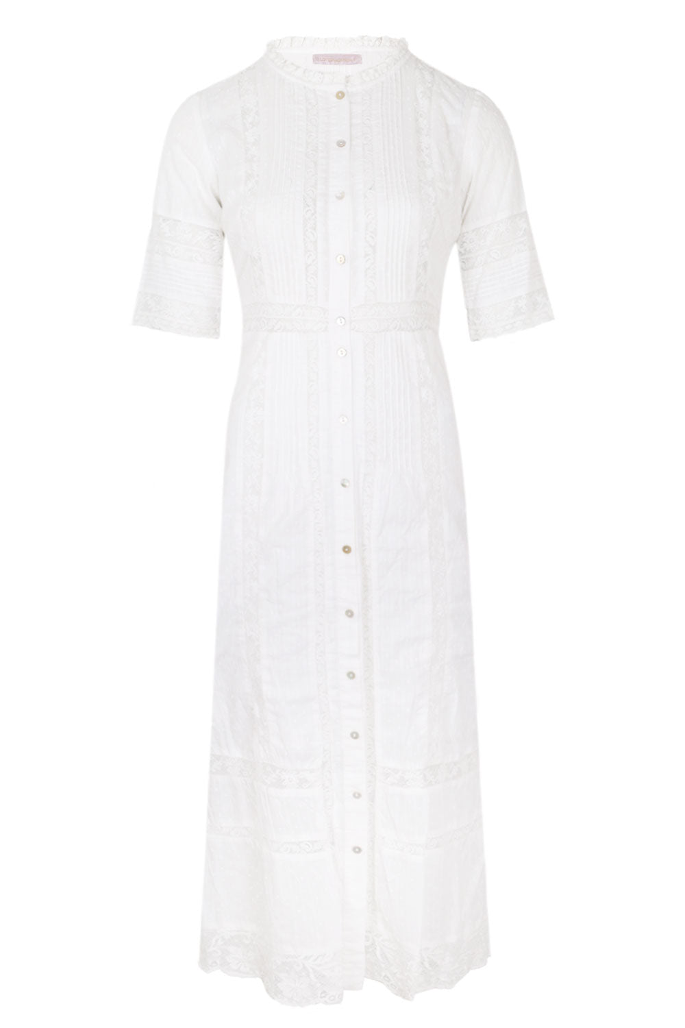 Load image into Gallery viewer, Francilla Dress Optic White
