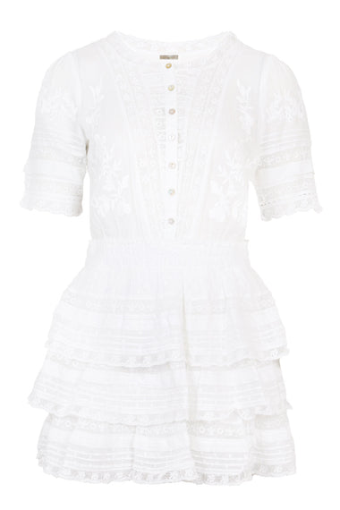 Quincy Dress White