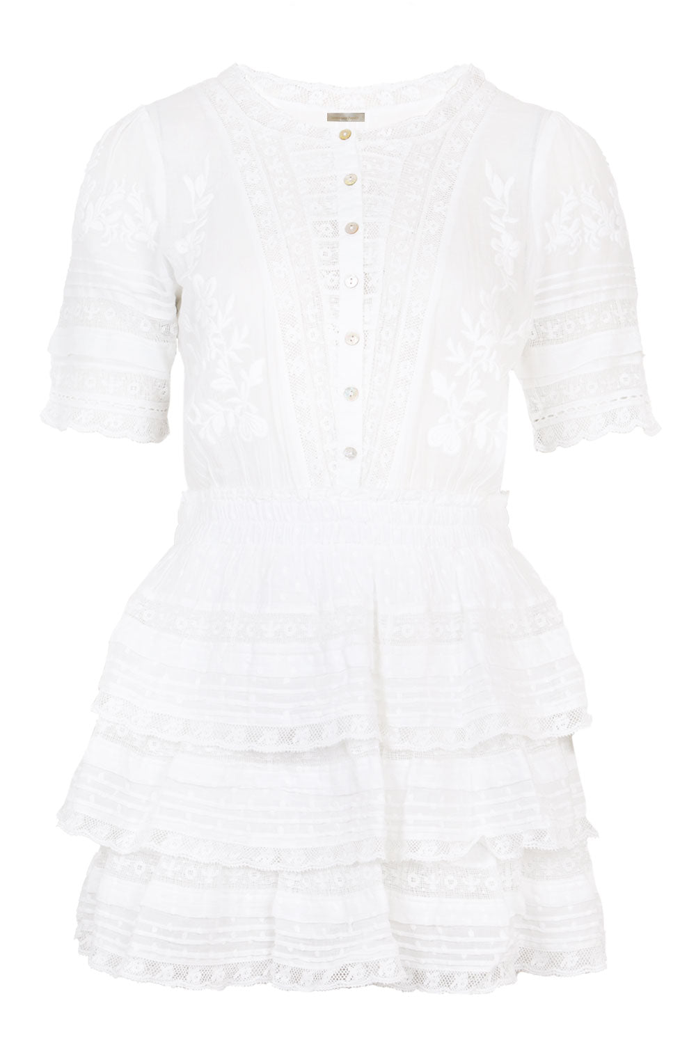 Load image into Gallery viewer, Quincy Dress White
