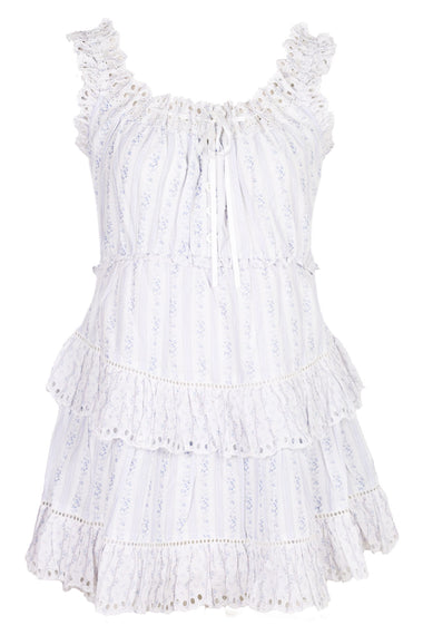 Zayan Dress Sky Bonnet Blue