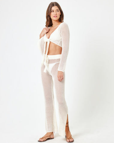 Los Cabos Top & Pant Set Cream - Set